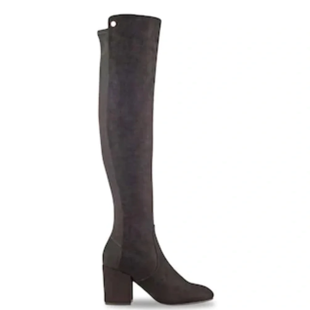 Marc Fisher Gray Over the Knee Boot - Picture 3 of 10